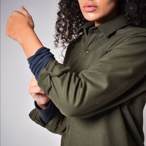 Ecologyst 100% Wool Shirt Green